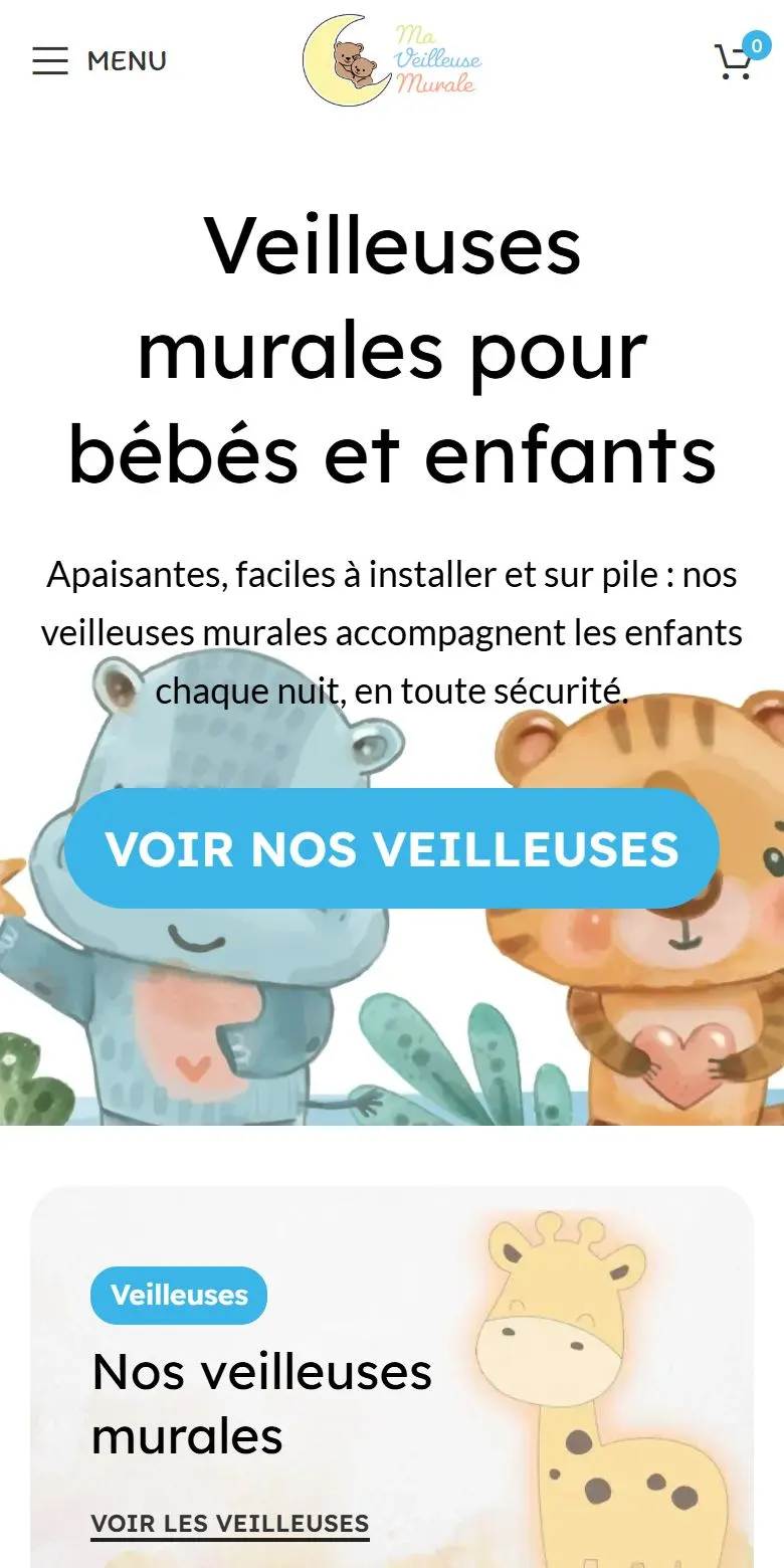 Version mobile : Boutique de veilleuses pour enfants